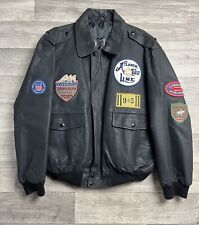 Cap West Lederjacke schwarz