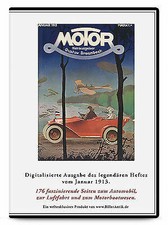 CD Kraftmaschinen Drehkolbenmotor Robert Stirling Ölsieb MOTOR Januar 1913