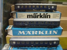 Märklin HO D-Zug-Wagen Set in blau "Gebraucht"(003W)