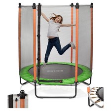 Trampolin TRP-60 140cm 4.5 FT Kindertrampolin Kinder Garten Netz Schutzschäume