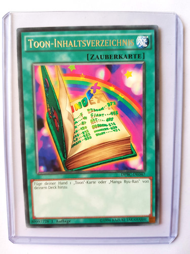Toon-Inhaltsverzeichnis