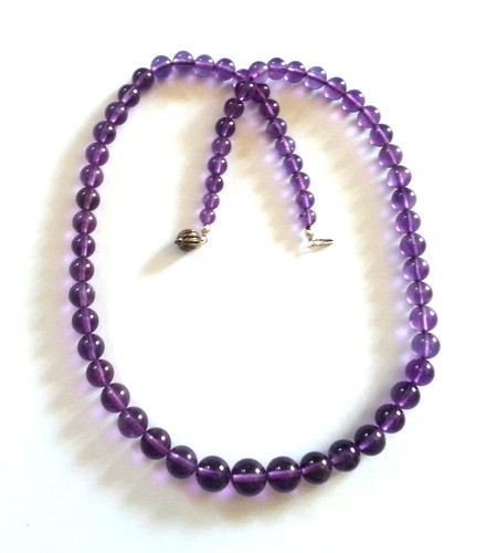 Edelstein kette aus amethyst - kette,