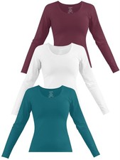 3 x Damen Langarmshirt