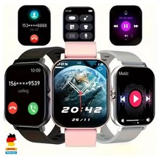 Smartwatch Bluetooth Anruf Nachricht Vorschau Sport Fitness Uhr Damen Herren