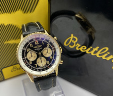 Breitling Navitimer 92 Chronograph 18k Gelbgold K30022 30m Chronograph Boxed