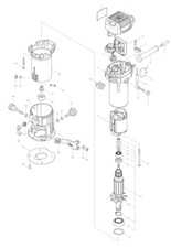 Makita Ersatzteile für Multifunktionsfräse RT0702C
