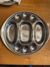 WMF Cromargan Platte, Servierplatte, leicht verkratzt,  für Eier, Salate