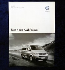 VW Bus T5 California Preisliste Modelljahr 2005  Trendline, Comfortline