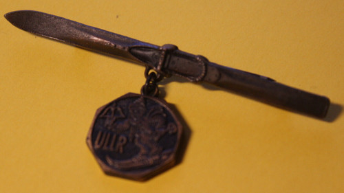 Ullr alu glücksbringer 7cm - alu,