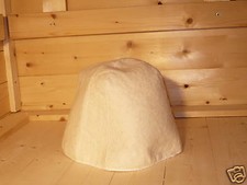 Sauna Hut aus Bio Natur Filz Шапка для Бани Banja Filzkappe Saunamütze сауна