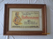 antikes Werbeplakat "