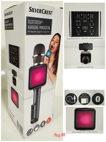 Silvercrest bluetooth karaoke - silvercrest,