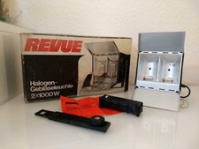 Revue 2309 Halogen Gebläseleuchte 2x1000W Foto Film Scheinwerfer Lampe Leuchte