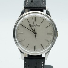 JAEGER LECOULTRE HERREN UHR 34MM STAHL VINTAGE HANDAUFZUG KLASSIKER SCHÖN