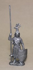 Zinnfigur. Ritter Ulrich von Liechtenstein, 13 Jh.    54mm.