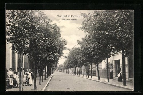 Ansichtskarte cuxhaven - ansichtskarte,