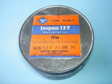 Leere Blechdose Agfa Isopan