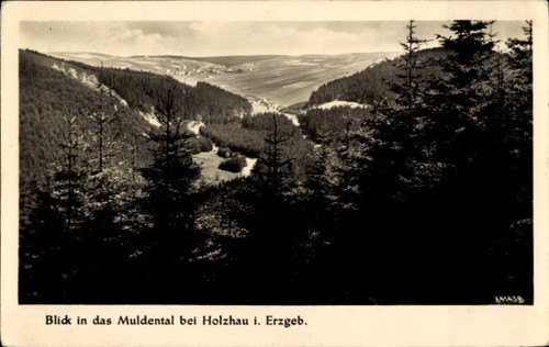 Holzhau rechenberg - ak,