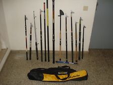 Konvolut Angelruten  DAM, SHAKESPEARE, BALZER UND Co...  14 RUTEN + FUTTERAL