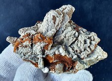 Calcit-Limonit-Quarz-Muskowit/