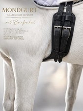 Sattelgurt  Leder Mondgurt