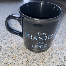 Phantom of the Opera Musical Souvenir Mug Magic Heat Activated Mask Black