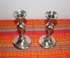 Elegante Kerzenständer,  KMT Thiel Pewter Zinn, modern!