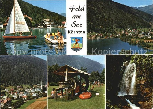 Feld see panorama segeln - see,