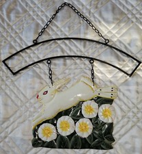 Metallschild shabby chic