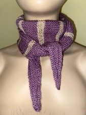 Sophie Schal aus Seide und Merino handgestrickt 116 cm