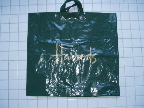 Plastiktüte harrods groß - groß,
