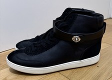 Coach C213 High Top Sneaker Damen Schuhe Gr: 39 S  Freizeitschuhe schwarz Leder