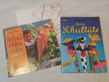2 Bücher Bastelbuch Schultüte basteln Meine Schultüte selbst gebastelt Vorlagen