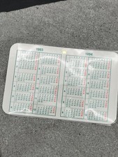 #1289 ORIGINAL ROLEX 1993 / 1994 KALENDER CALENDAR KARTE CARD DATEJUST GMT