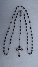 Kommunionrosenkranz schwarz