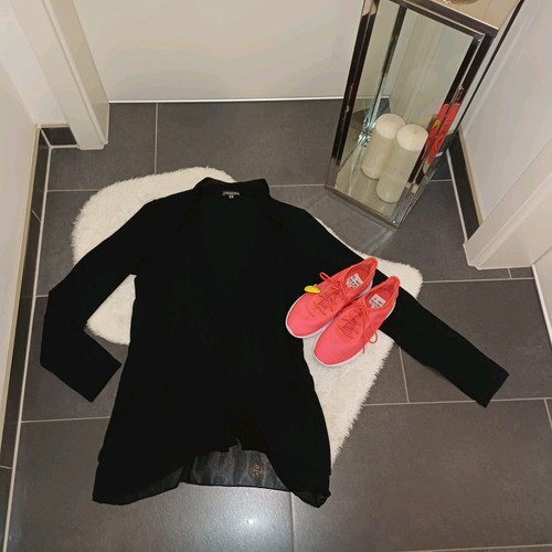 Strickjacke schwarz 38 - m,