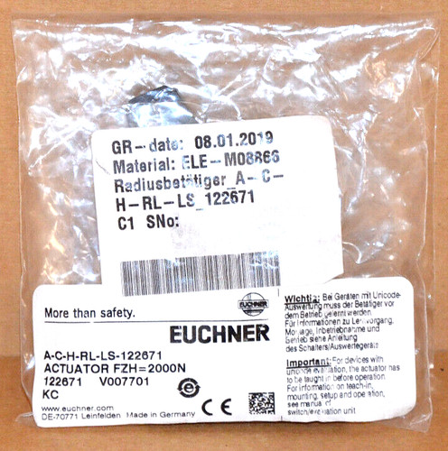 Euchner rl ls 122671 - euchner, a-c-h-rl-ls-122671