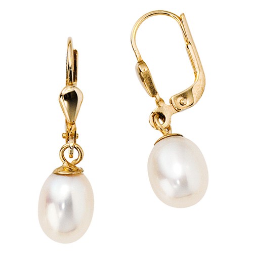 Earrings boutons - , with