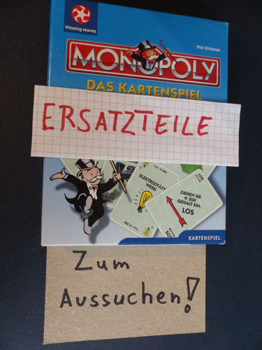 Ersatzteile 1 karte - !!, karte**