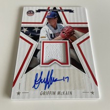 Baseball Card-Griffin McKain-U15 Auto Jersey-USA Stars&Stripes 2025