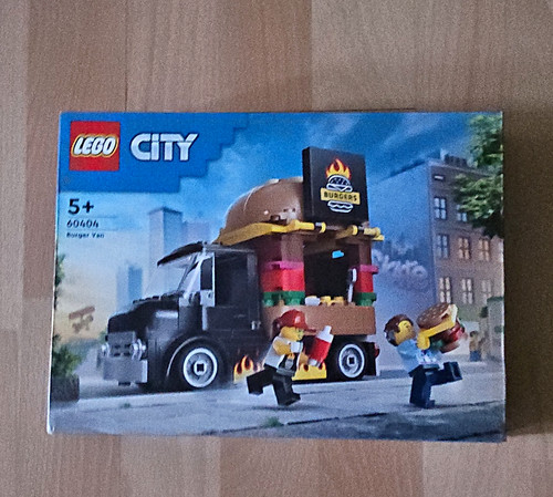 Lego city burger truck - city, burger-truck