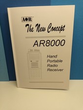 AOR AR8000 Hand Portable Radio Receiver Operating Manual 115 Seiten gebunden TOP