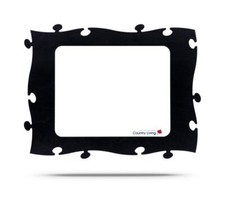 Country Living Puzzle-Bilderrahmen aus Holz schwarz 40x50cm