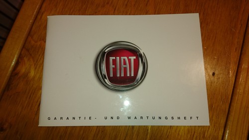 Fiat garantieheft serviceheft - fiat,