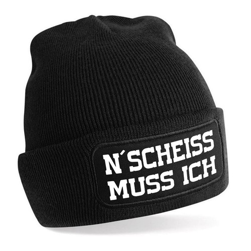 Beanie mütze mit spruch - beanie,