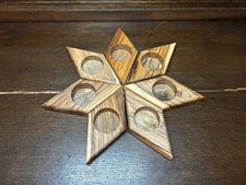 Handgefertigter Teelicht Stern