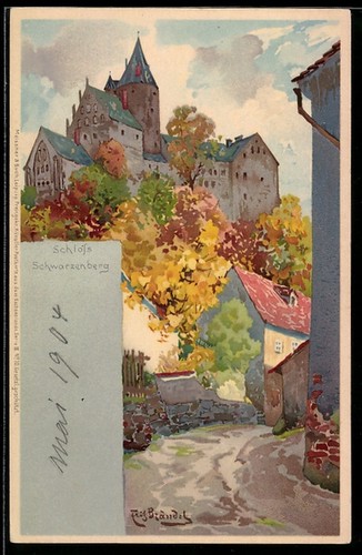 Lithographie schwarzenberg - lithographie,