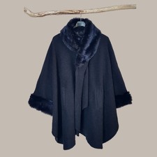 Damen Jacke Poncho Mantel +