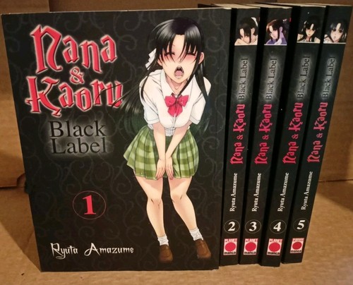 Manga nana kaoru - black, label