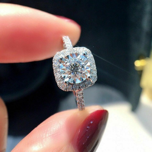 Karat rund diamant halo - 1,40,
